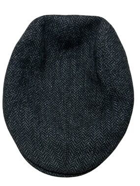Biddy Murphy Irish Wool Tweed Newsboy Cap for Men, Herringbone